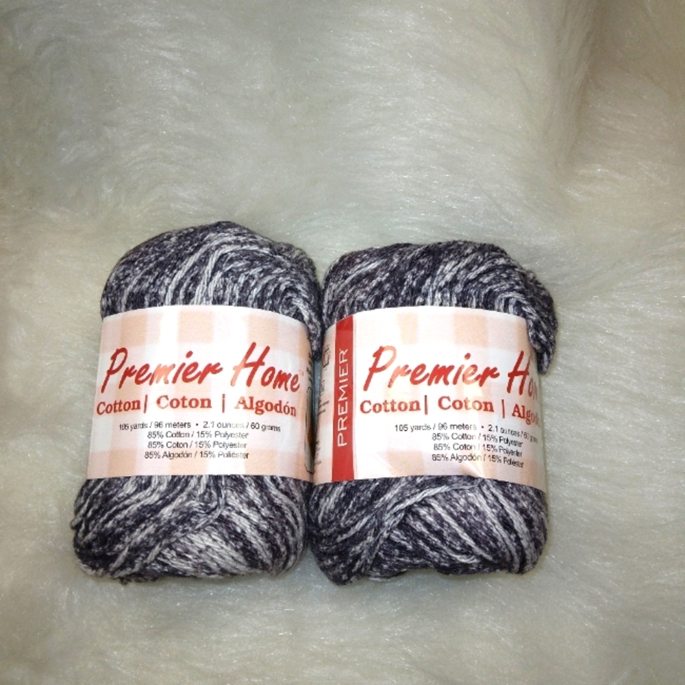 YARN Premier Home Cotton in Granite Splash, 2 skeins